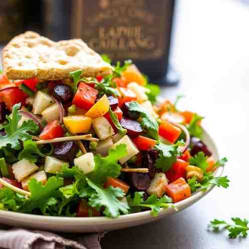 Zesty Fattoush - Garden Fresh Salad Recipe